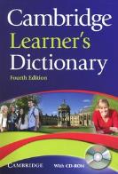 Cambridge learner's dictionary fourth edition paperback + cdrom