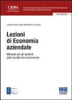 Lezioni di economia aziendale. manuale per gli studenti delle facoltà non economiche