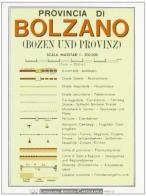 Bolzano. carta stradale della provincia 1:200.000