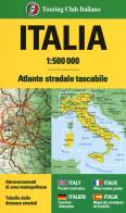 Atlante stradale d'italia 1:500 000. ediz. a spirale
