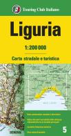 Liguria 1:200.000. carta stradale e turistica. ediz. multilingue