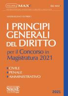 Principi generali del diritto per il concorso in magistratura 2021 civile. penale. amministrativo