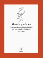 Materia giudaica. rivista dell'associazione italiana per lo studio del giudaismo (2020). vol. 25