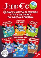 Juneco 6 giochi didattici di economia etica e sostenibile + 2 guide docente