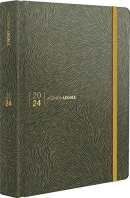 Law & nature. agenda legale 2024. colore black wood