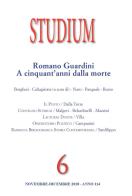 Studium (2018). vol. 6: romano guardini a cinquant'anni dalla morte